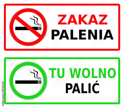 zakaz palenia, tu wolno palić
