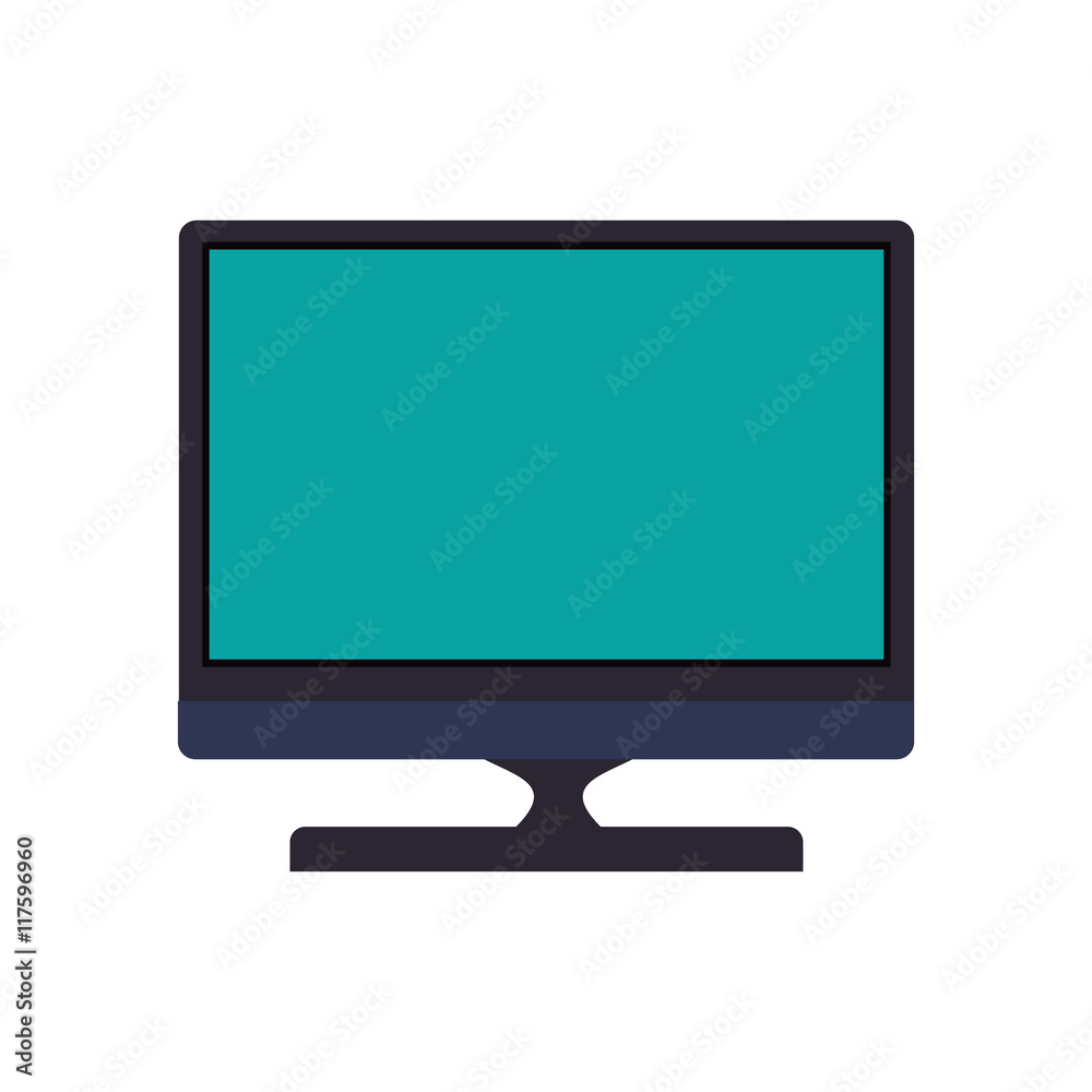 computer gadget technology display icon. Isolated and flat illustration. Vector graphic computer gadget technology display icon. Isolated and flat illustration. Vector graphic