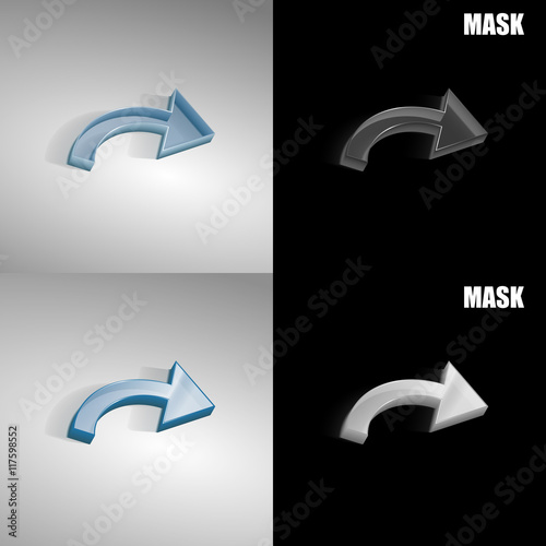 szklana ikona 3D vektor