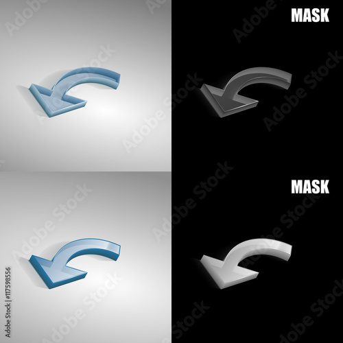 szklana ikona 3D vektor