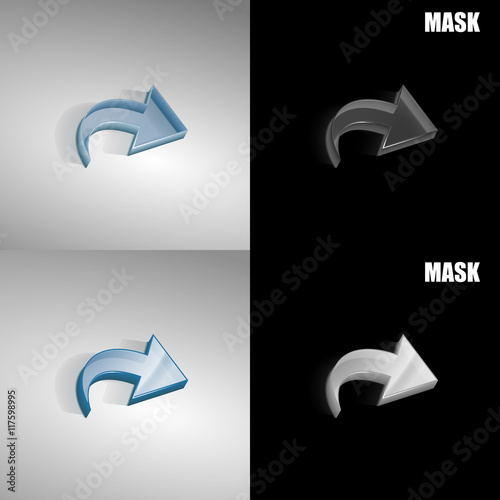 szklana ikona 3D vektor