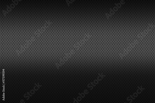 black metallic polygon honeycomb grid texture pattern background