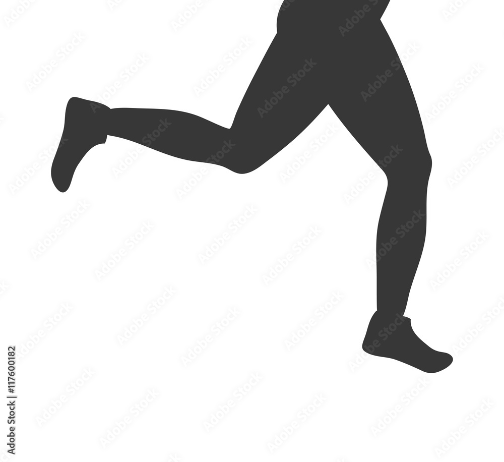 Φωτογραφία sport legs shoes running fitness icon