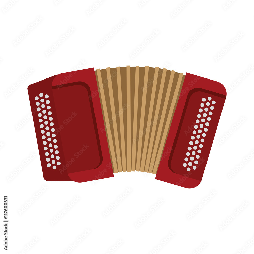 accordion instrument music sound icon. Isolated and flat illustration. Vector graphic accordion instrument music sound icon. Isolated and flat illustration. Vector graphic