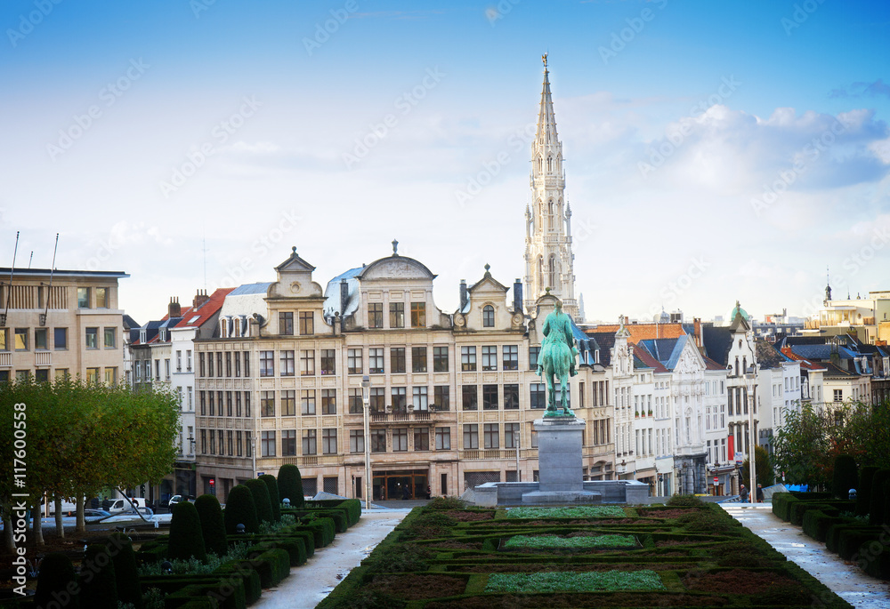 Brussels cityscape