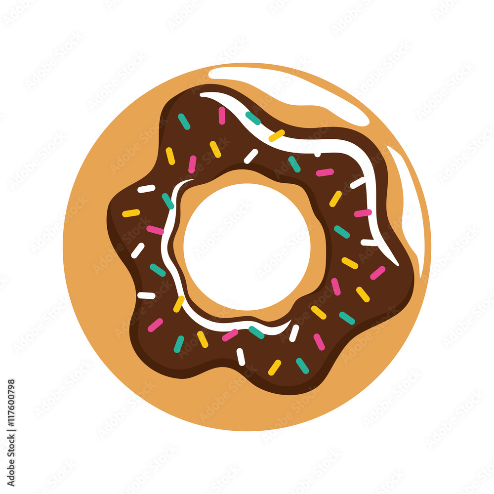 donut dessert cute sweet icon. Isolated and flat illustration. Vector graphic donut dessert cute sweet icon. Isolated and flat illustration. Vector graphic