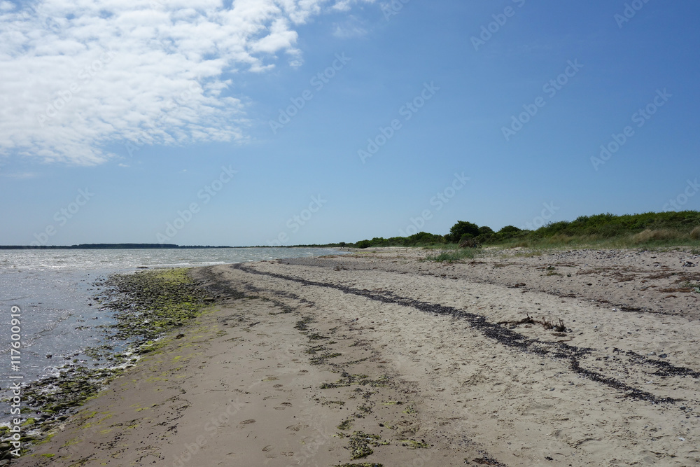 Lonely Beach on Hiddensee Island, Germany Lonely Beach on Hiddensee Island, Germany