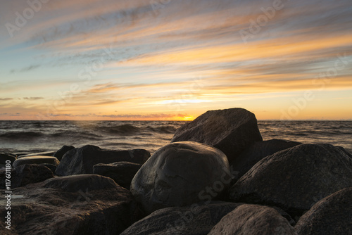 sunset at jetty