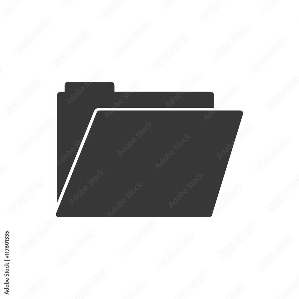 file folder document silhouette icon. Isolated and flat illustration. Vector graphic file folder document silhouette icon. Isolated and flat illustration. Vector graphic