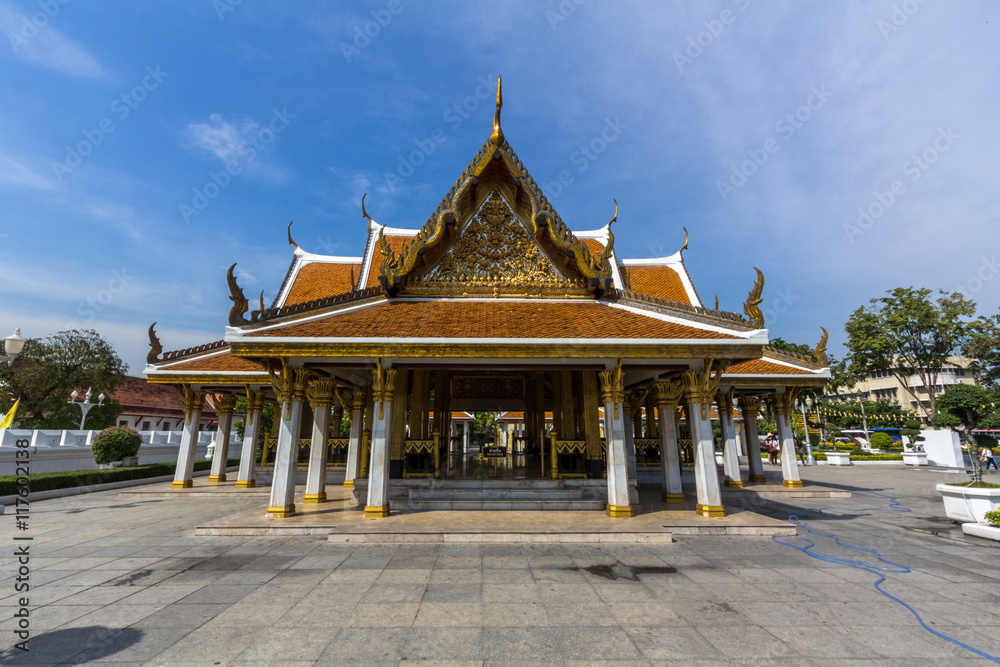 Wat Ratchanatdaram is a buddhist temple in Bangkok, Thailand.