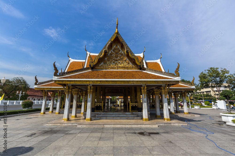 Wat Ratchanatdaram is a buddhist temple in Bangkok, Thailand. Wat Ratchanatdaram is a buddhist temple in Bangkok, Thailand.