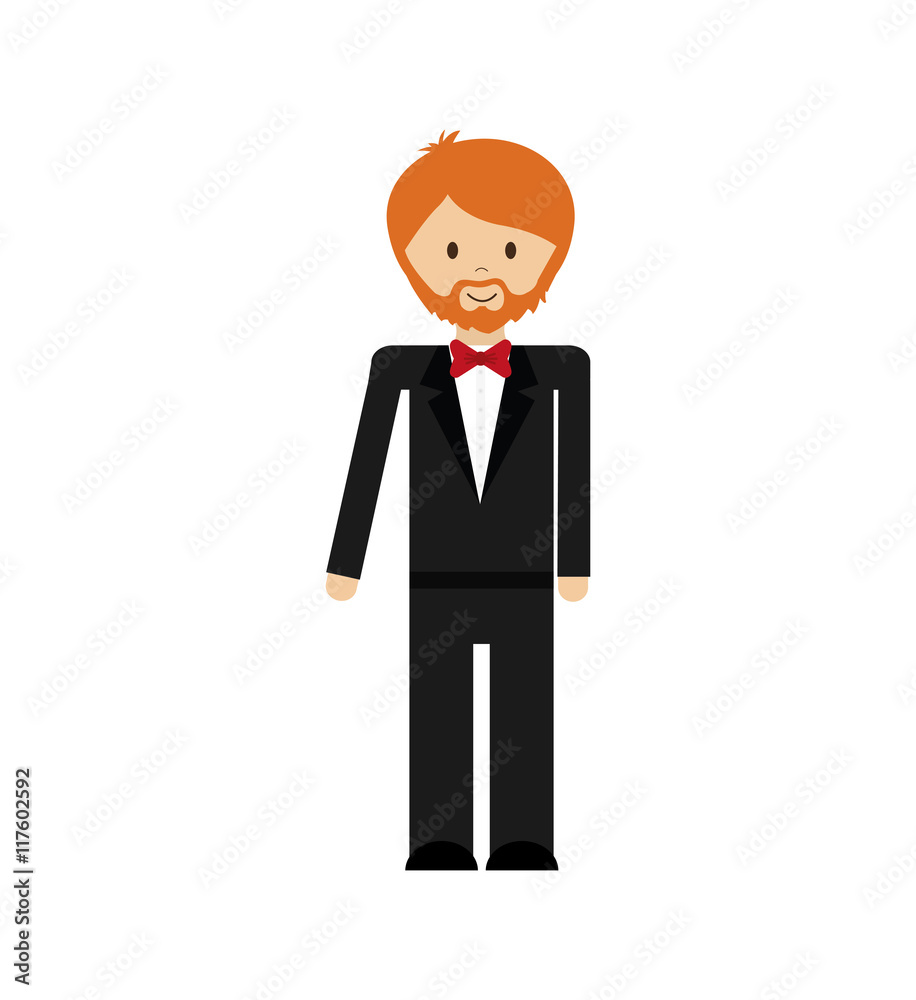 cartoon suit businessman man male avatar person icon. Isolated and flat illustration. Vector graphic cartoon suit businessman man male avatar person icon. Isolated and flat illustration. Vector graphic