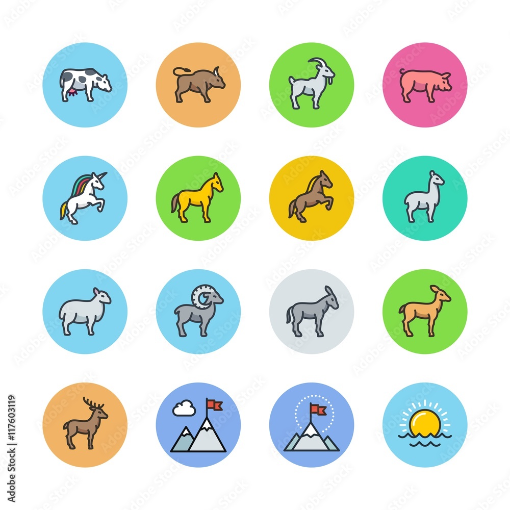 Animals icons Animals icons