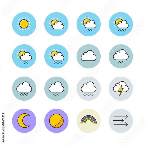 Weather icons