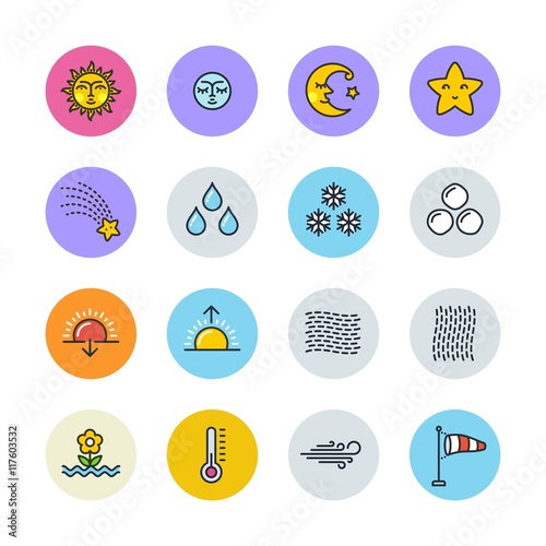 Weather icons