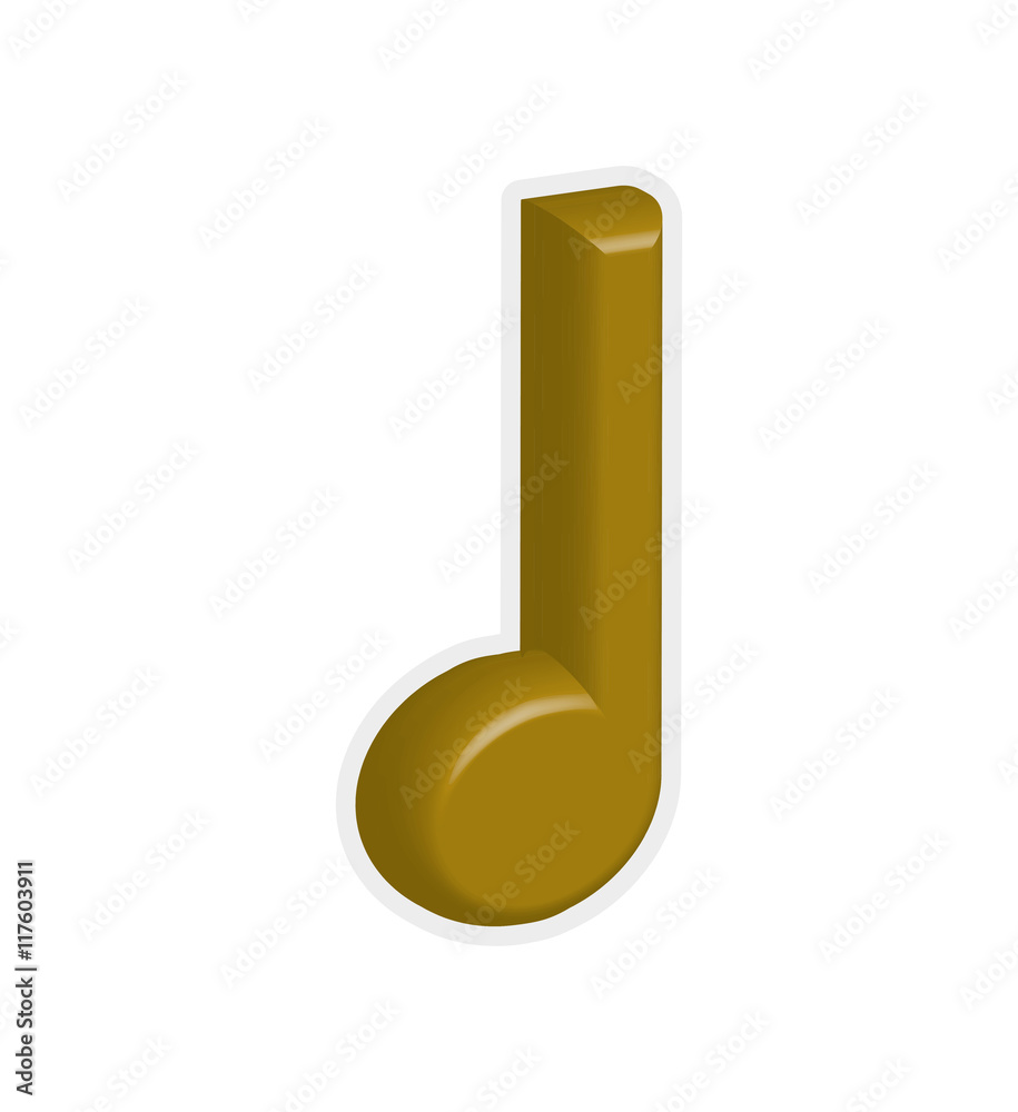 music note sound melody icon. Isolated and flat illustration. Vector graphic music note sound melody icon. Isolated and flat illustration. Vector graphic