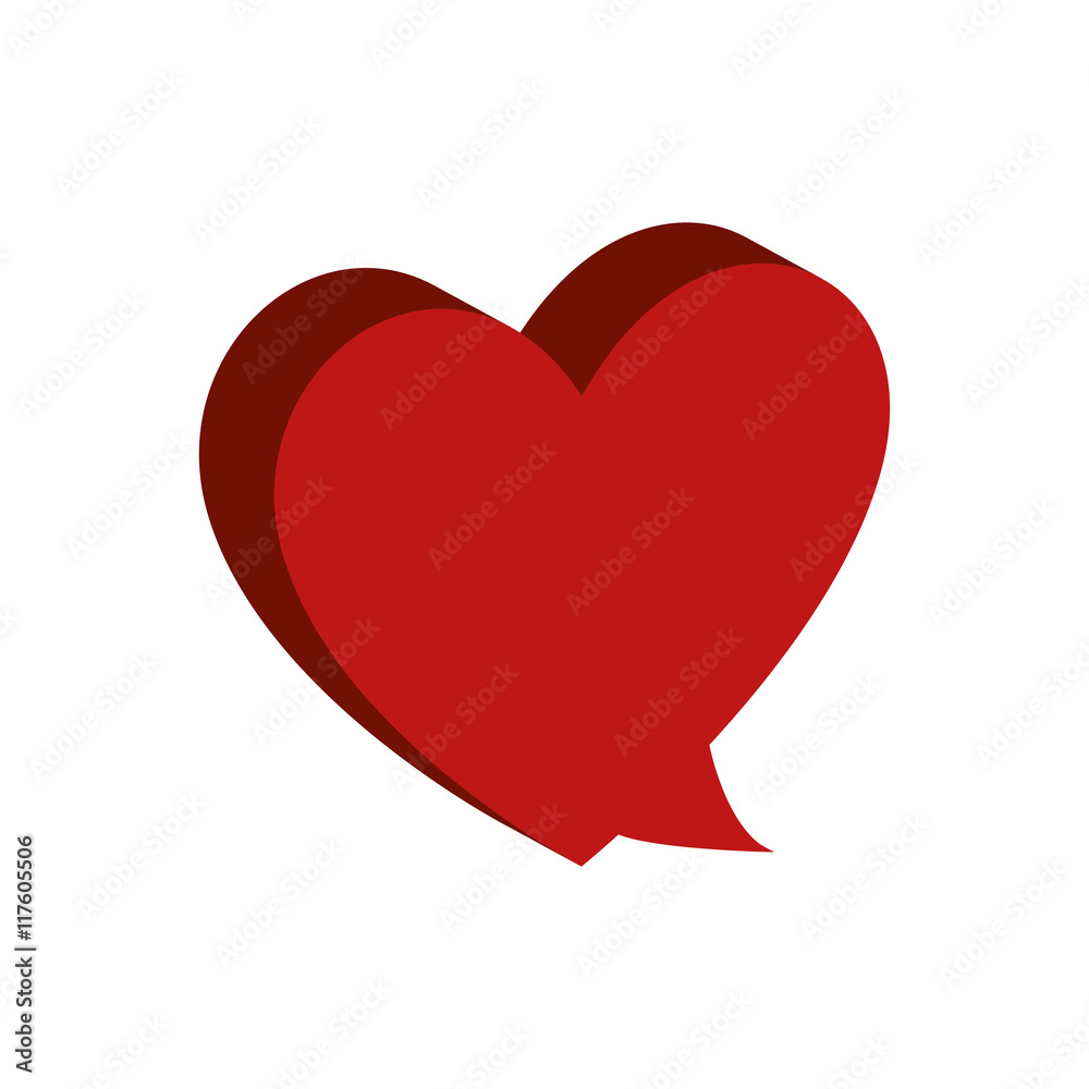 bubble heart communication message speak icon. Isolated and flat illustration. Vector graphic bubble heart communication message speak icon. Isolated and flat illustration. Vector graphic