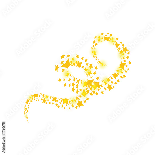 stars gold magic surprise icon. Isolated and flat illustration. Vector graphic