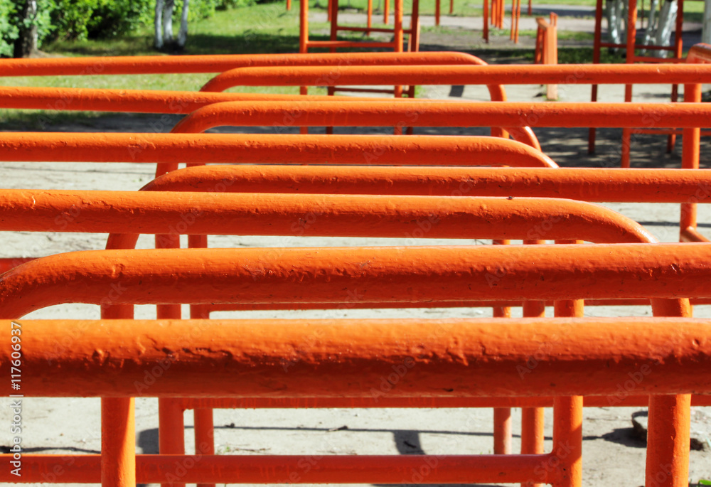 A labyrinth in interiors perspective on background texture. created on computer