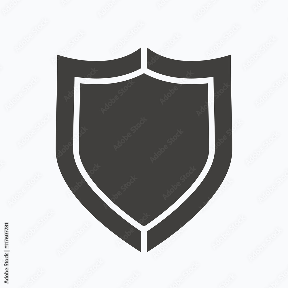 Shield protection icon. Defense equipment sign. Shield protection icon. Defense equipment sign.