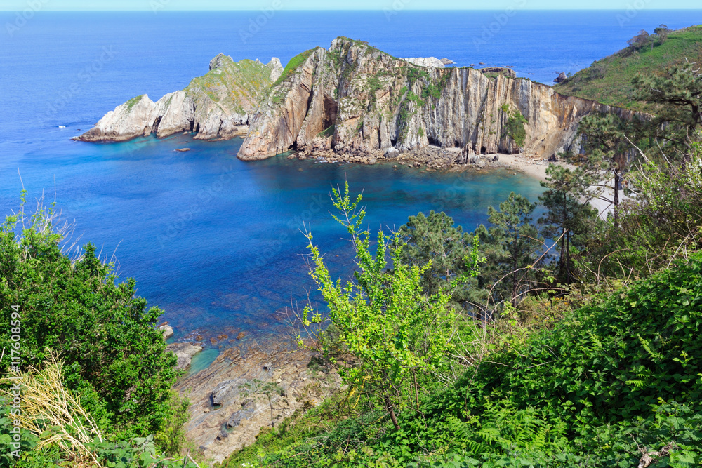 Silencio beach (Spain). Silencio beach (Spain).