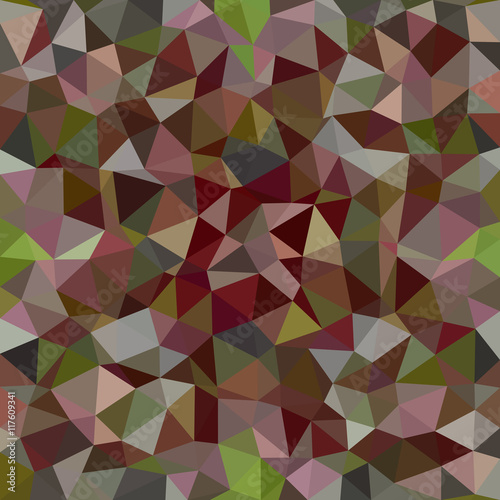 Kaleidoscopic low poly triangle style vector mosaic background