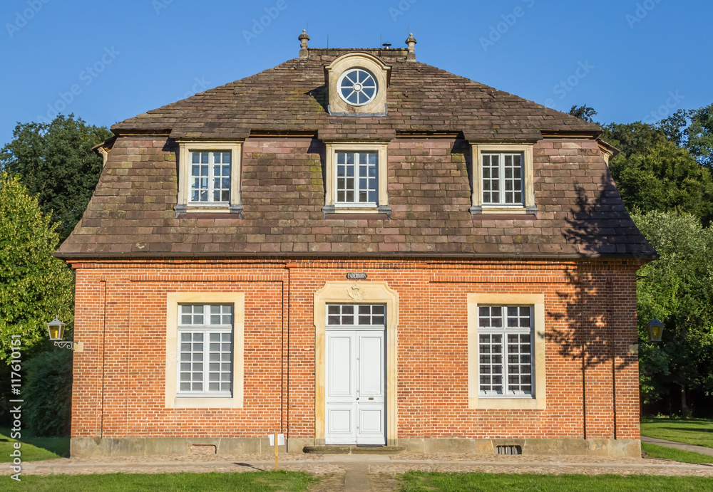 Paderborn building of the Clemenswerth castle in Sogel Paderborn building of the Clemenswerth castle in Sogel