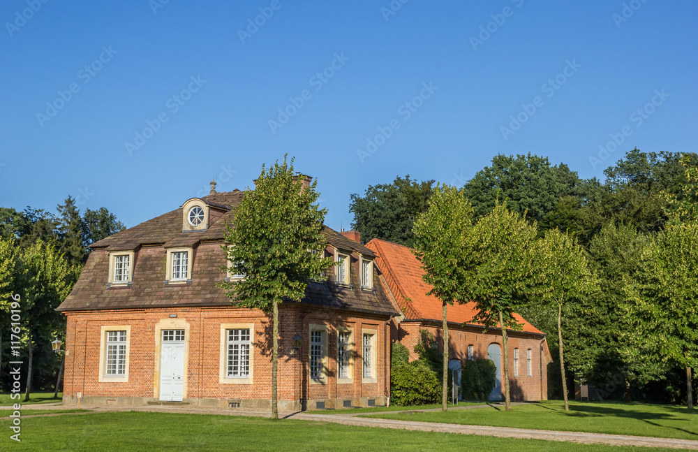Paderborn building of the Clemenswerth castle in Sogel Paderborn building of the Clemenswerth castle in Sogel