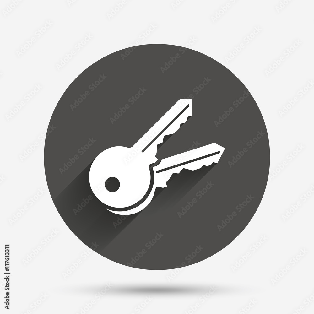 Keys sign icon. Unlock tool symbol. Keys sign icon. Unlock tool symbol.