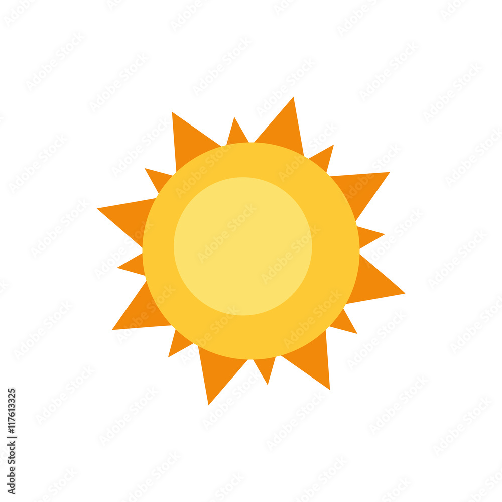 sun sunny abstract sky yellow icon. Isolated and flat illustration. Vector graphic sun sunny abstract sky yellow icon. Isolated and flat illustration. Vector graphic