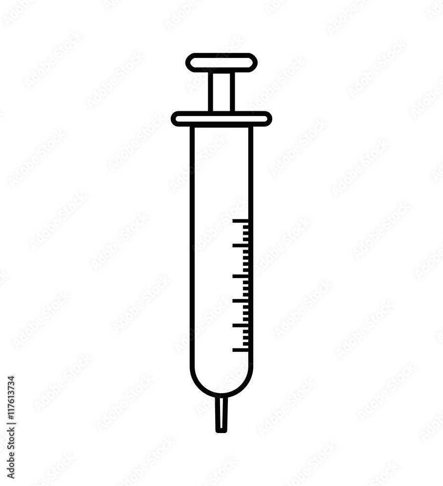 injection syringe medical health care icon. Isolated and flat illustration. Vector graphic injection syringe medical health care icon. Isolated and flat illustration. Vector graphic