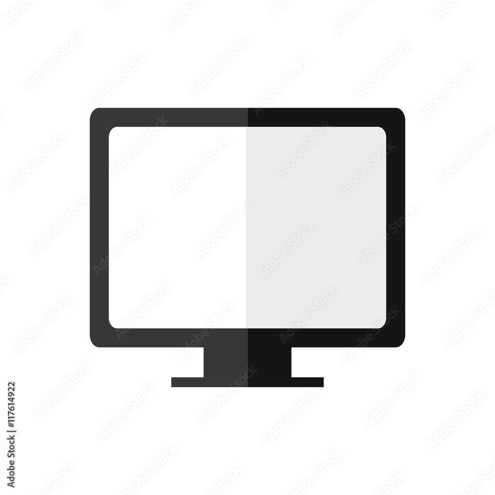 tv television gadget technology icon. Isolated and flat illustration. Vector graphic