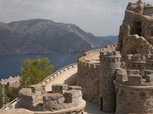 Bateria de Castillitos near port of Mazzaron, Murcia region, Spain