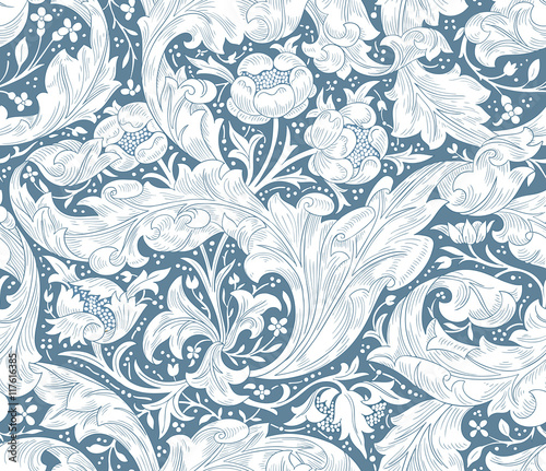 Modern fabric design pattern. Desktop wallpaper. Background. Floral pattern for your design. Illustration. Modern seamless pattern for interior decoration, wrapping paper, graphic design and textile.