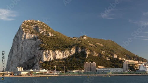 the rock of gibraltar a british territory