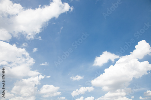 blue sky with cloud © suthisak