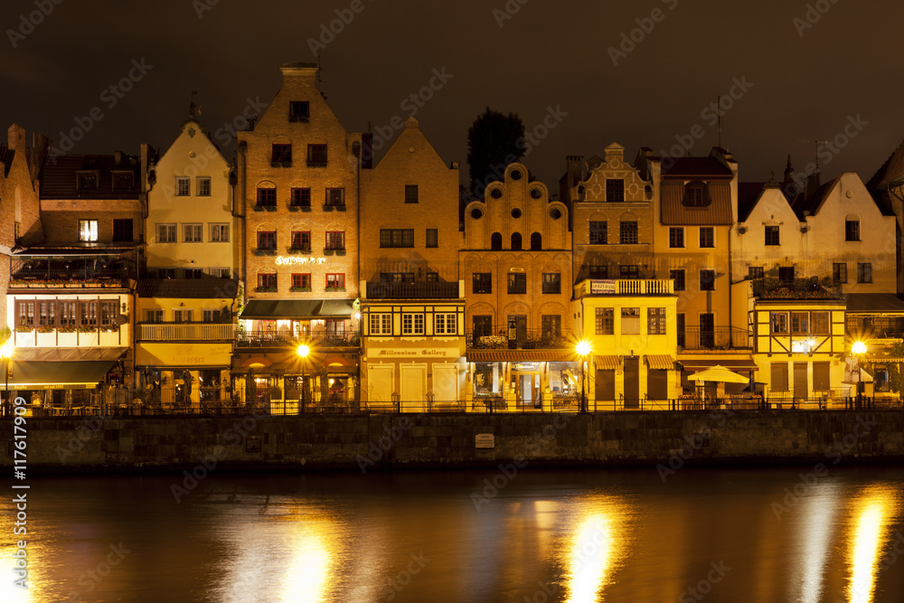 Polish-Gothic architecture in the city of Gdansk 