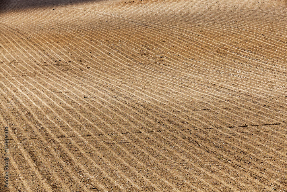 plowed agricultural field plowed agricultural field