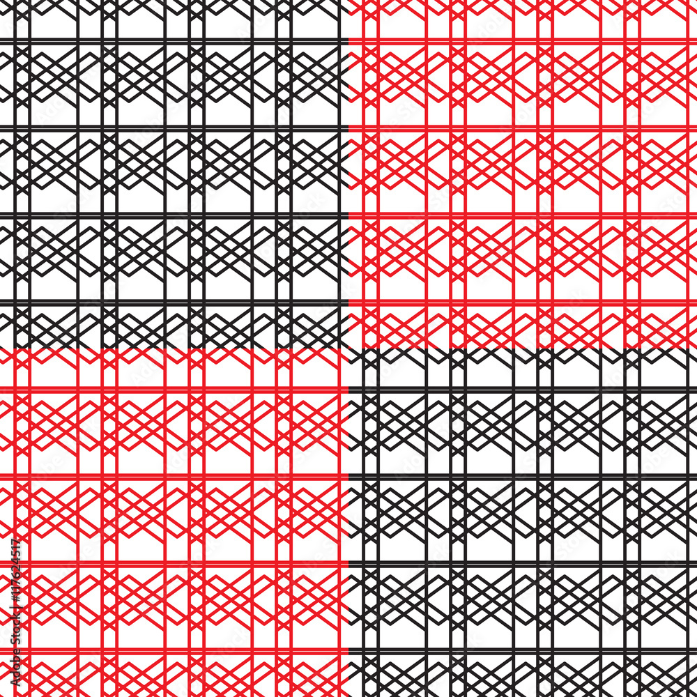 Abstract geometric pattern. A seamless background. Black and white texture. Abstract geometric pattern. A seamless background. Black and white texture.
