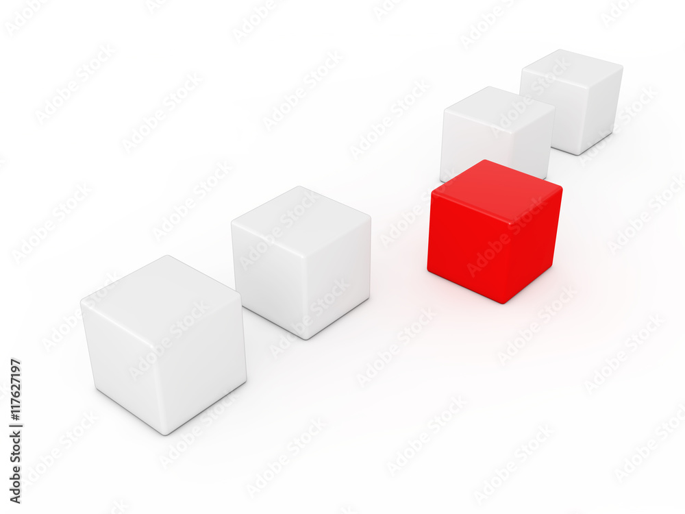 Individuality 3d render illustration Individuality 3d render illustration