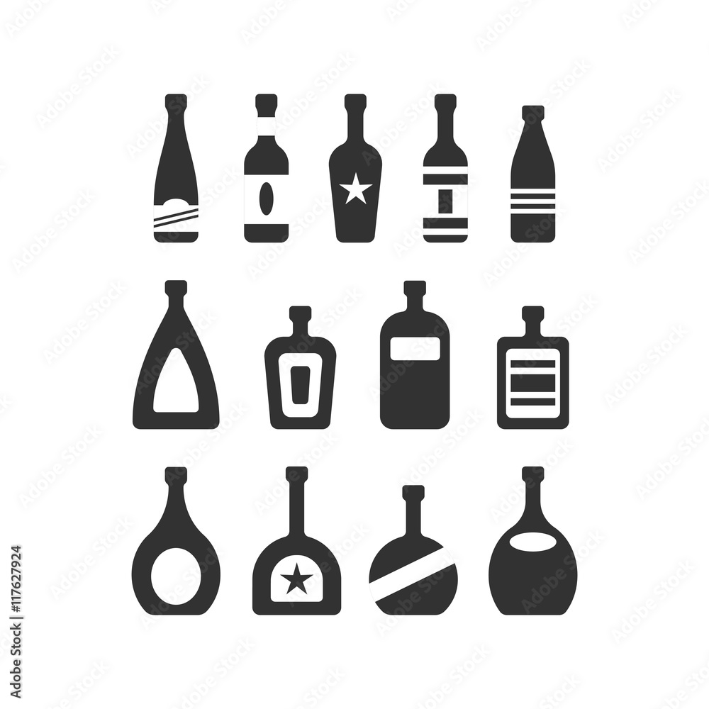 set of bottle set of bottle