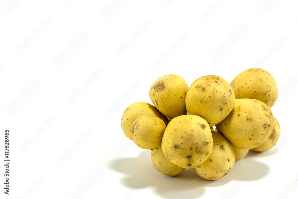 Wollongong delicious fruit on a white background. Wollongong delicious fruit on a white background.