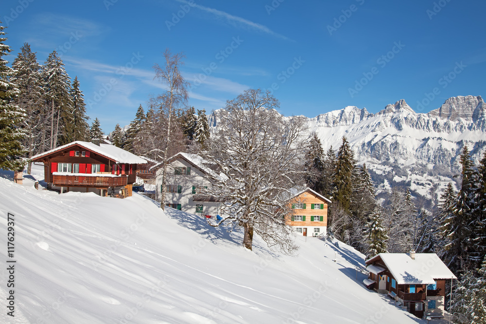 Fototapeta premium Winter in alps