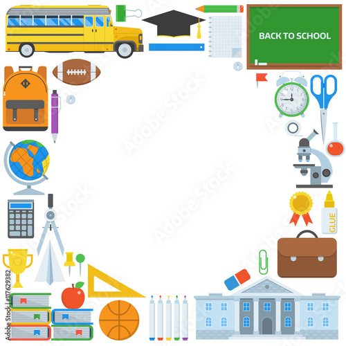 Education Supplies Background