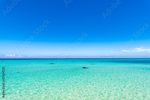 Sea, landscape, seascape. Okinawa, Japan, Asia. © dreamsky