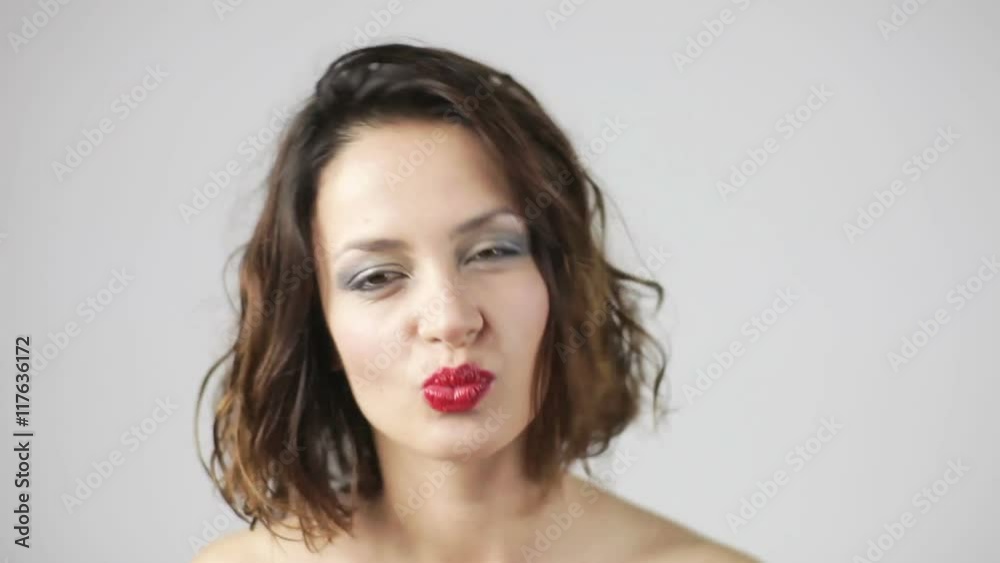 beautiful young woman dances and poses beautiful young woman dances and poses