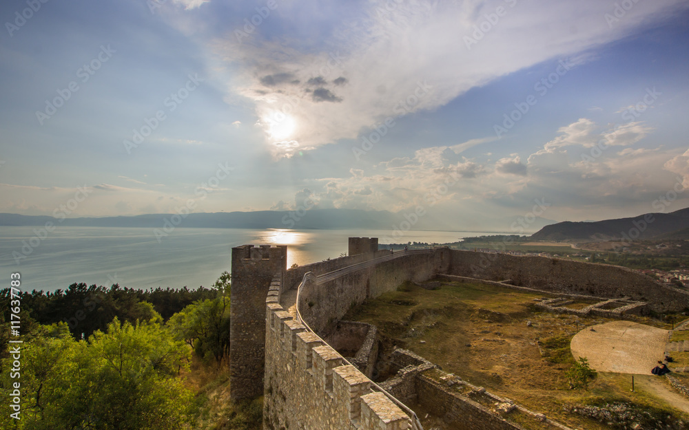 Samuels Fortress at Lake Ohrid - Macedonia