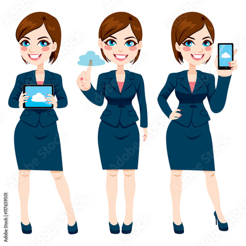 Beautiful young businesswom...