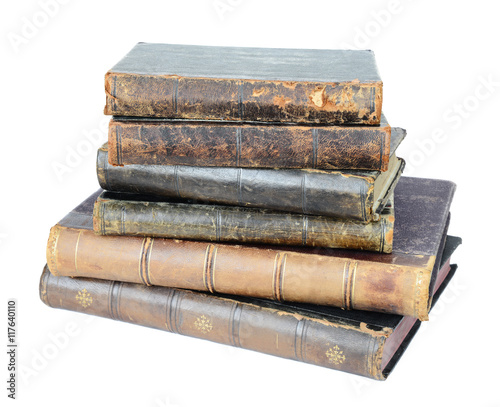 Stack of old books