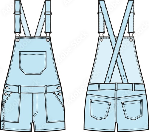 Jean overalls